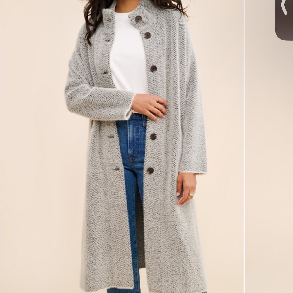 NVLT longline coatigan